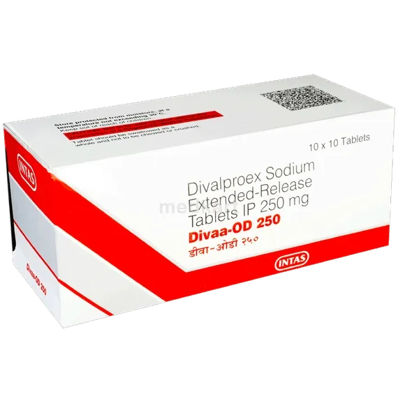 divaa od 250mg tablet 10's